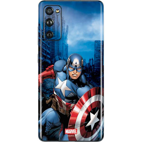 Marvel Captain America Portrait Galaxy S20 Fan Edition Skin